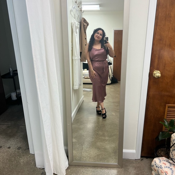 Park & Fifth Mauve Waldorf Bridesmaid Dress - Picture 8 of 8